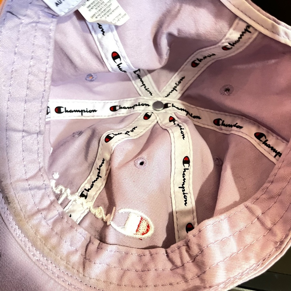 Champion Women's Lifestyle Sport Adjustable Cap Pastel Purple Baseball Hat - Picture 5 of 12